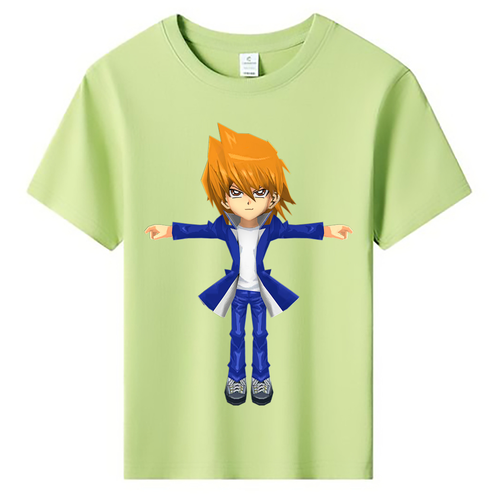 （画像用） 遊☆戯☆王 Yu-Gi-Oh! 綿100％キッズTシャツ（フロントプリント）
